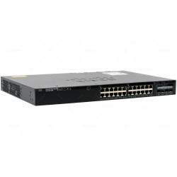 Cisco WS-C3650-24PDM-S 24x RJ-45 1Gb 2x SFP 1Gb 2x SFP+ 10Gb LANBASE PoE Switch